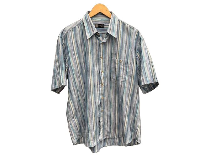 Camicia Sport Missoni Uomo a Righe Blu