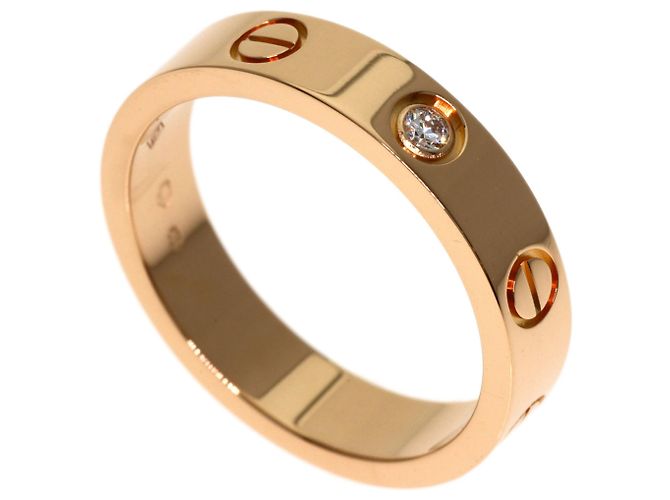 Anillo Mini Love de Cartier en oro rosa