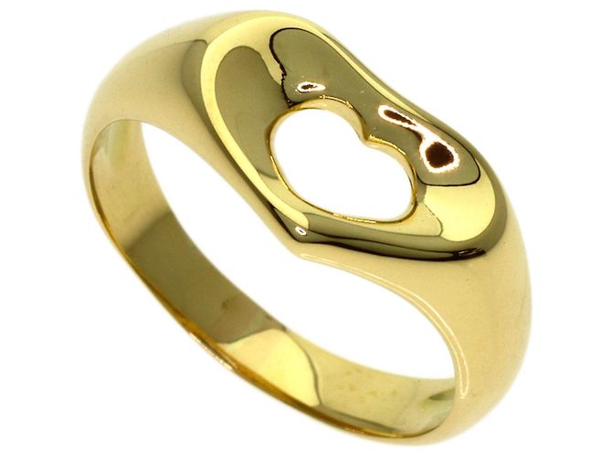 Elsa Peretti Anillo Open Heart de Tiffany & Co. en oro amarillo de 18K