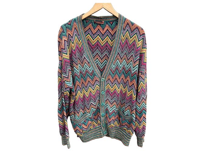 Missoni Zig Zag Strickjacke Mehrfarben