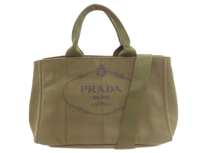 Bolso Tote 2-Way Prada BN2642 Canapa Verde