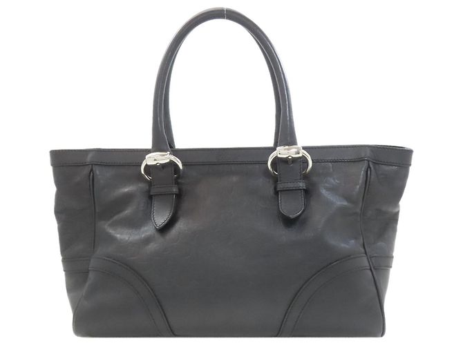 Gucci Horsebit Pattern Tote Bag Schwarz