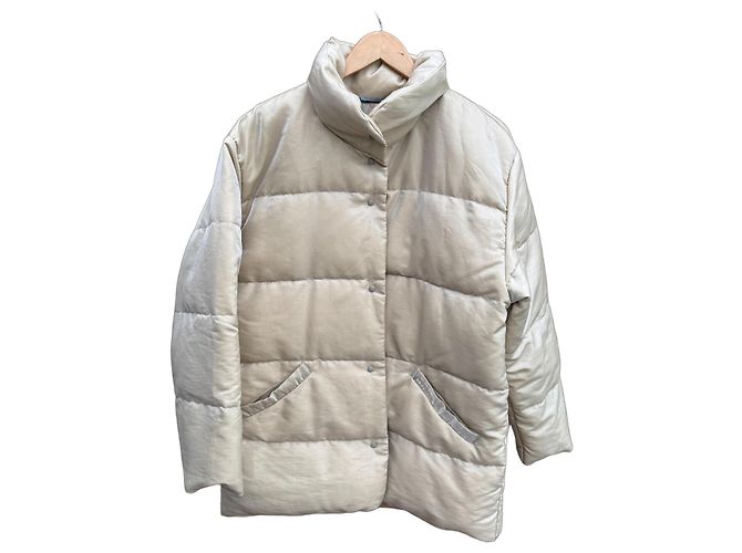 Moncler Grenoble Down Puffer Jacket - Beige
