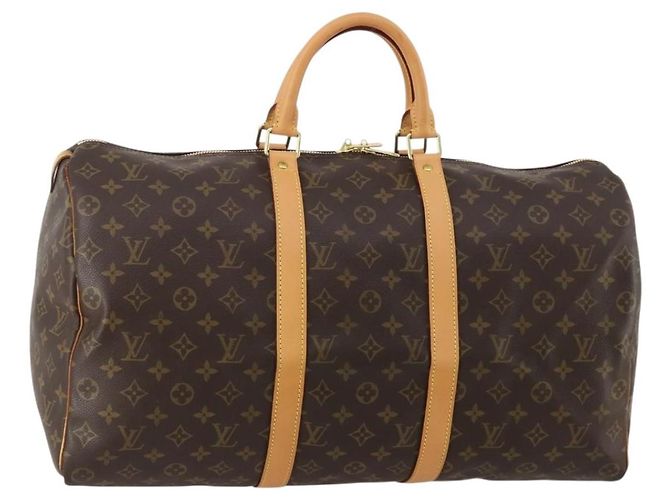 LOUIS VUITTON Bolsa Boston Monogram Keepall 45 M41428 LV Auth 187449A Monograma