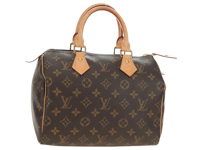 LOUIS VUITTON Bolsa Monogram Speedy 25 M41528 LV Auth yk20534SAM Monograma