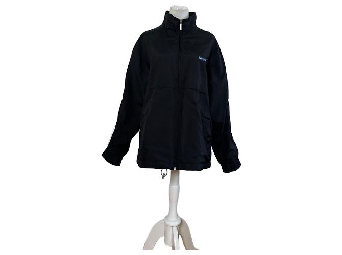 Autre Marque Giacca in nylon Vintage Kansai Yamamoto con logo Nera M Nero