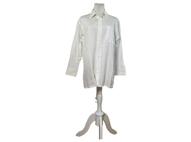 Camicia Vintage Dior in misto cotone da uomo Bianco XL