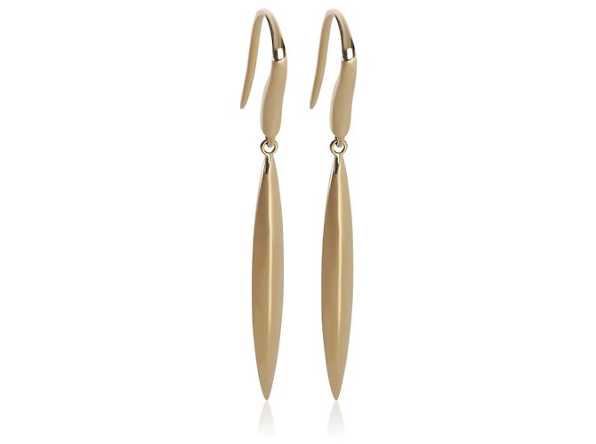 Orecchini pendenti a piuma in oro giallo Tiffany & Co.