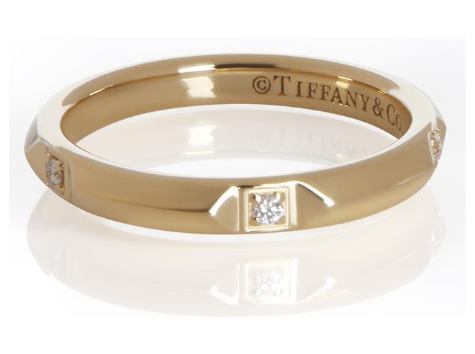 Anello Tiffany True in oro giallo e diamanti Tiffany & Co. 