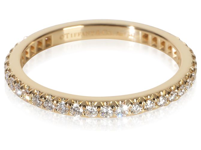 Anello eternity Soleste in oro giallo e diamanti Tiffany & Co. 