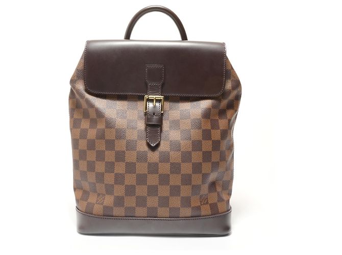 Louis Vuitton Damier Soho Rucksack Braun