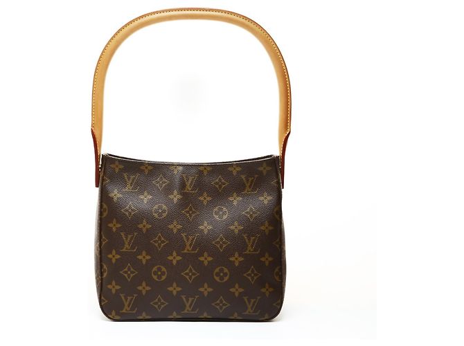 Bolsa de Ombro Louis Vuitton Monogram Looping MM Marrom