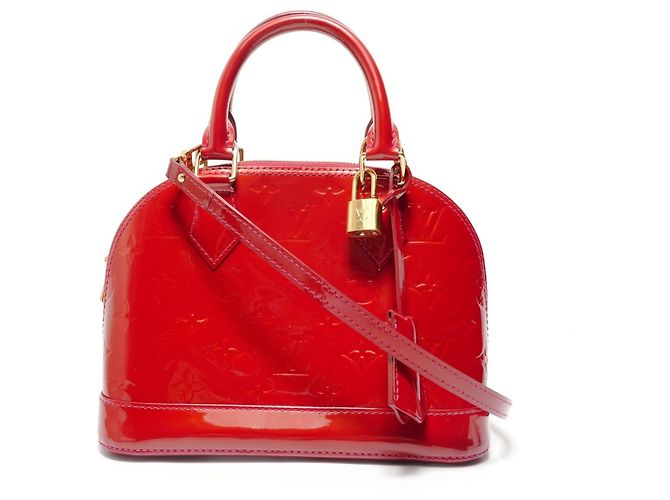 Bolso Louis Vuitton Alma BB Monogram Vernis Roja Monograma