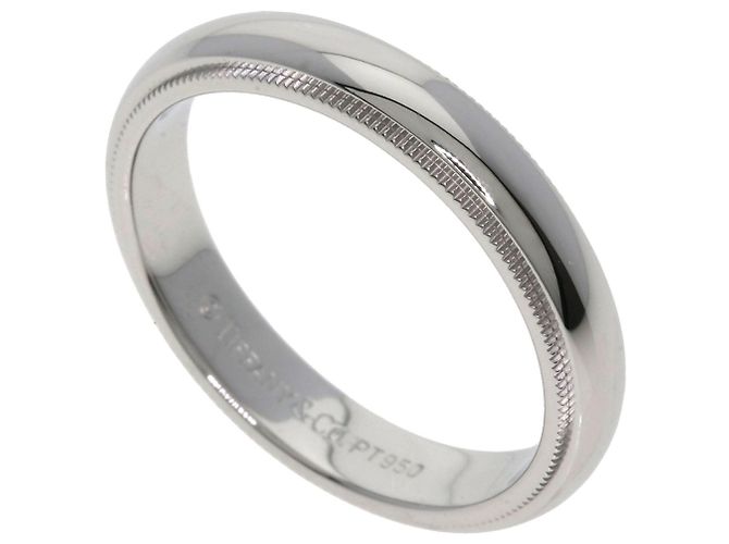 Tiffany & Co. Milgrain Platin Ring