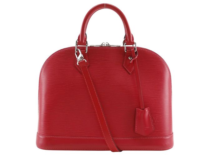 Louis Vuitton Alma Epi PM Rosso