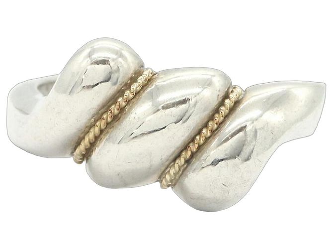 Anello Candy Twist di Tiffany & Co.: Argento Sterling e Oro Giallo