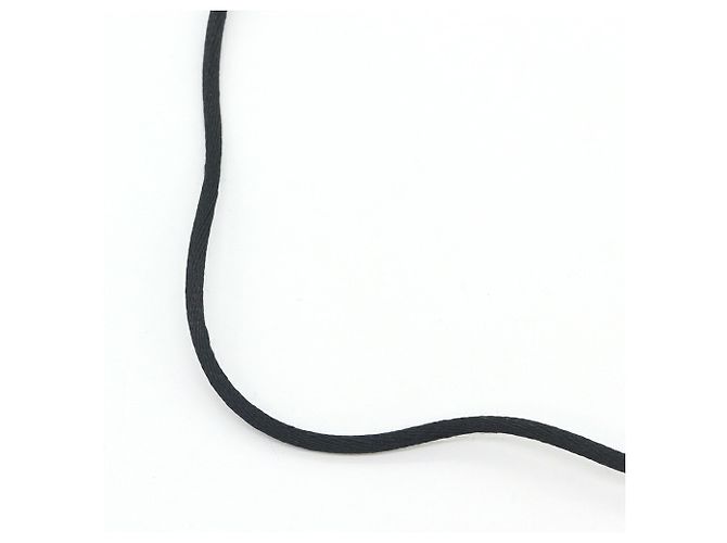 Collar choker de algodón negro Cartier