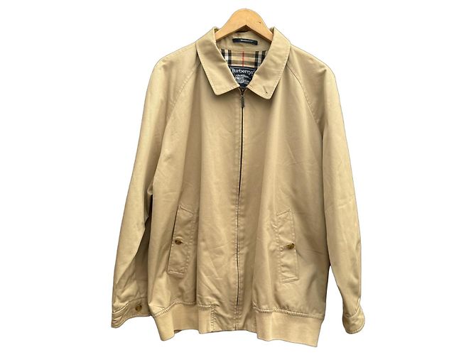 Burberrys Harrington Jacke beige Baumwolle