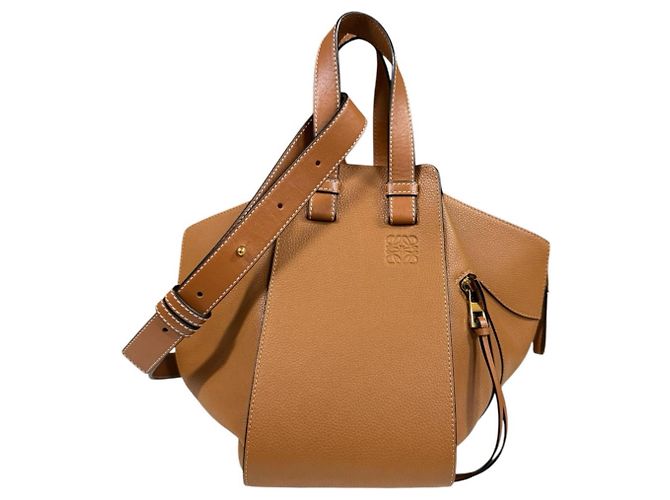 Bolsa de Ombro Loewe Hammock Small Marrom