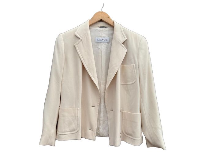 Max Mara Blazer Color Crema Crudo