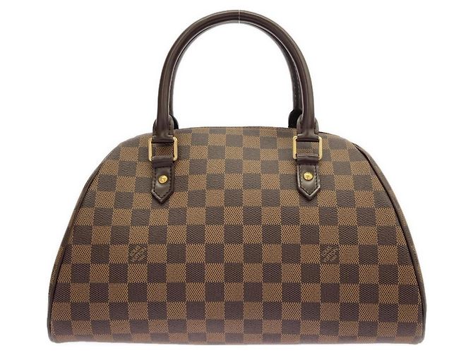 Sac à main Louis Vuitton Damier Rivera MM Damier ebène