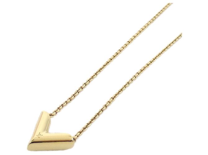 Collier Louis Vuitton Essential V Doré