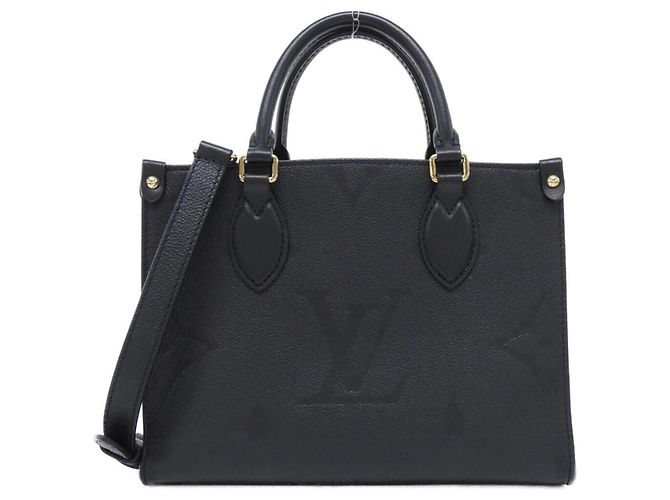 Sac à main Louis Vuitton Monogram Empreinte OnTheGo PM Noir