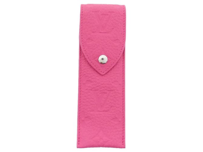 Louis Vuitton Monogram Empreinte Pen Case Pink