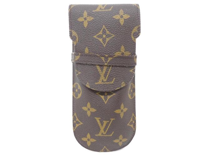 Louis Vuitton Monogram Brillenetui Braun