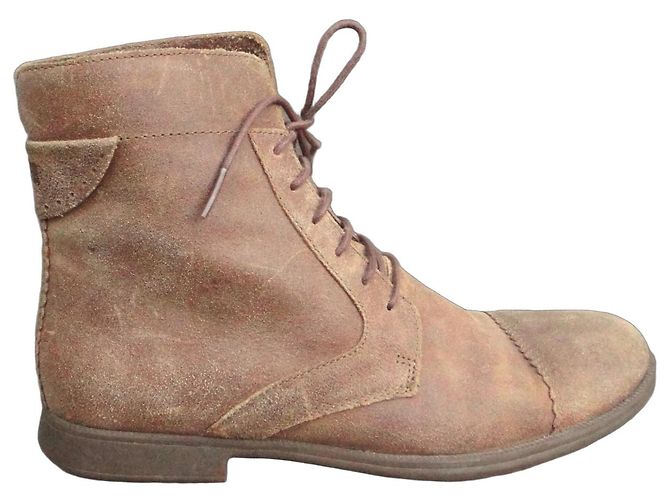 Autre Marque Botines de cuero Camper Marrones Marrón claro