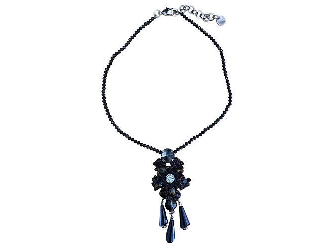 Collana di perle nere Christian Lacroix