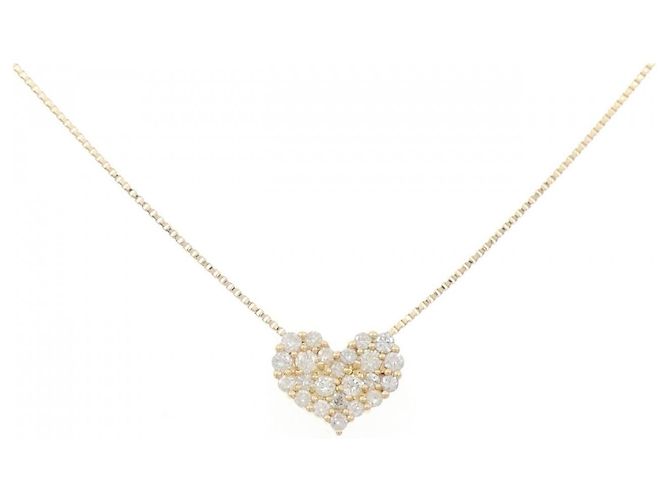 Autre Marque Au750 Diamant Halskette Golden