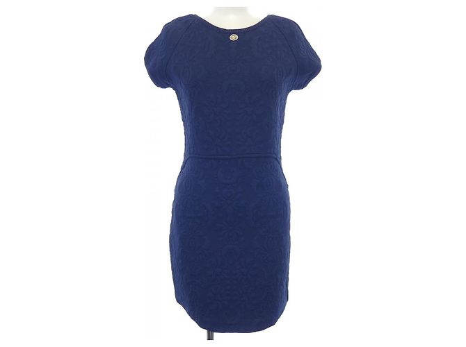 Timeless Chanel Kleid Blau Marineblau 