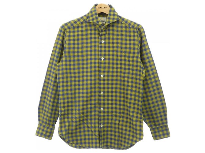 Autre Marque Camicia in cotone Giannetto Blu