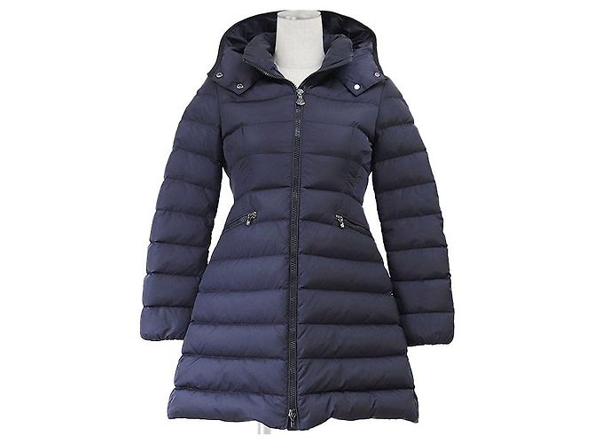 Moncler CHARPAL Nylon Down Jacket Blue Navy blue