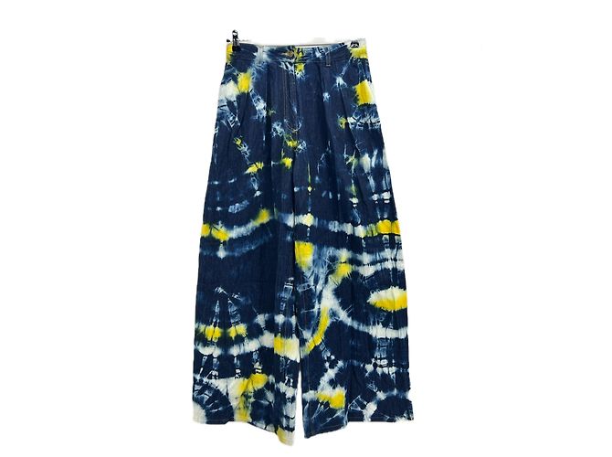 Vaqueros Alanui Tie-dye de algodón azul 