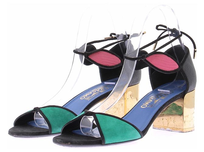 Salvatore Ferragamo Mehrfarbige Sandalen Mehrfarben