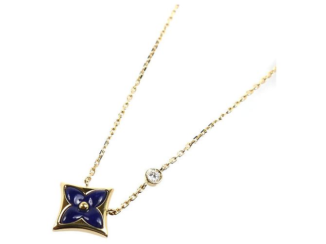 Collar Louis Vuitton Star Blossom BB en oro amarillo de 18K