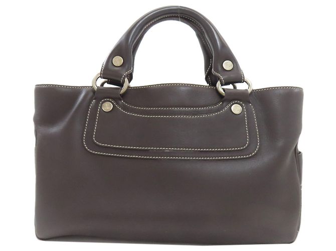 Céline Borsa Celine Boogie Bag Marrone scuro 