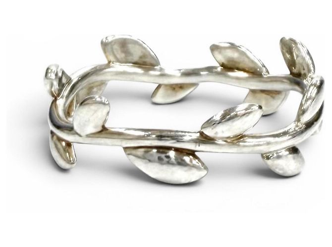 Tiffany & Co Tiffany Paloma Picasso Olive Leaf Ring Silber