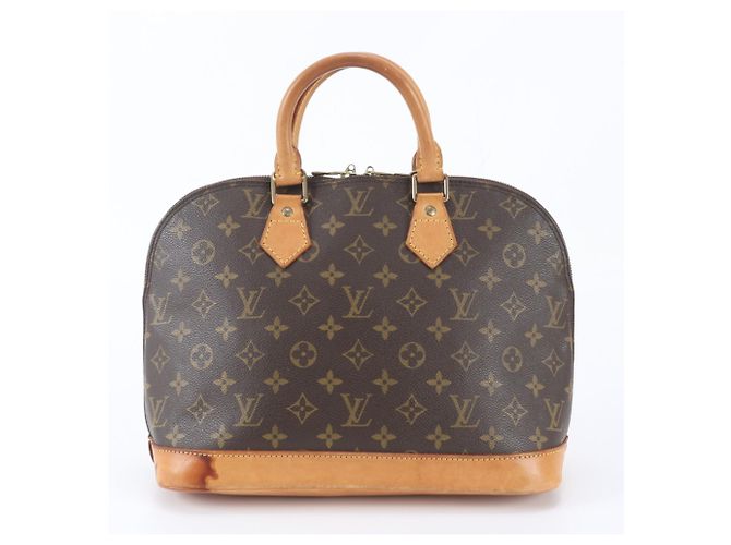 Sac cabas Louis Vuitton Monogram Alma Marron
