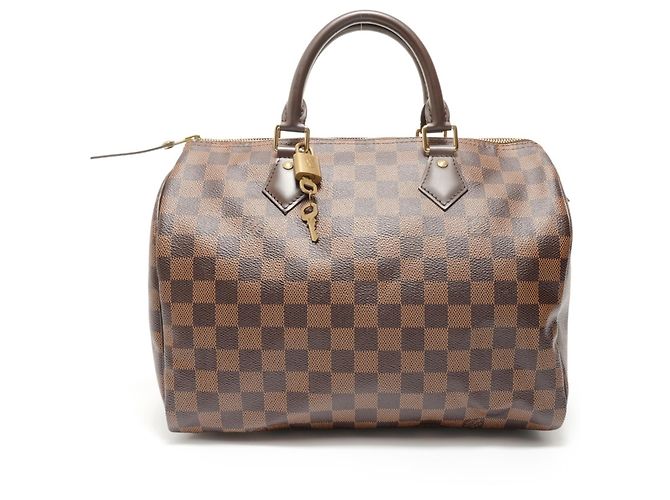 Borsa Louis Vuitton Damier Speedy 30 Marrone