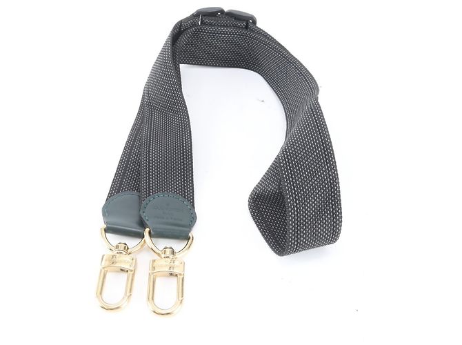 Satellite Louis Vuitton Gray and Green Shoulder Strap Accessory Brown