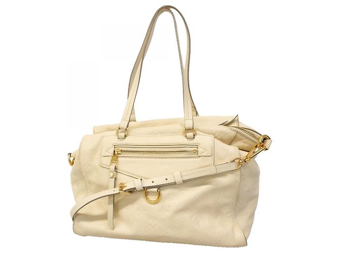Louis Vuitton Monogram Empreinte Lumineuse PM Handtasche Weiß