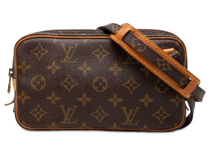 Louis Vuitton Pochette Marly Bandouliere Monogram Marrone