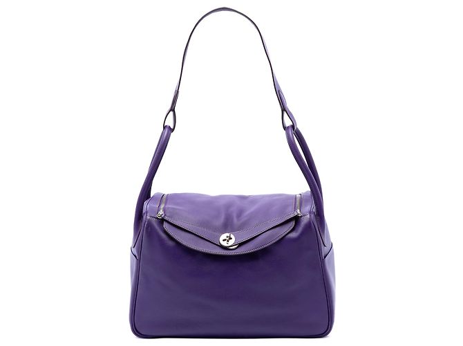 Hermès Purple Swift Lindy 34 Violet