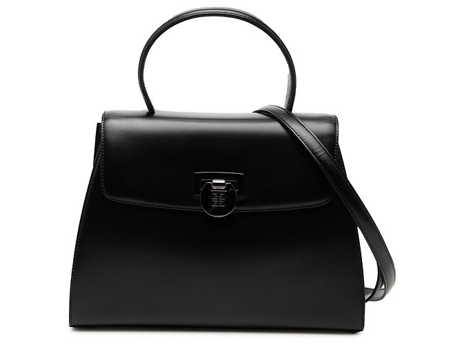 Bolsa Borodia em couro liso preto Givenchy