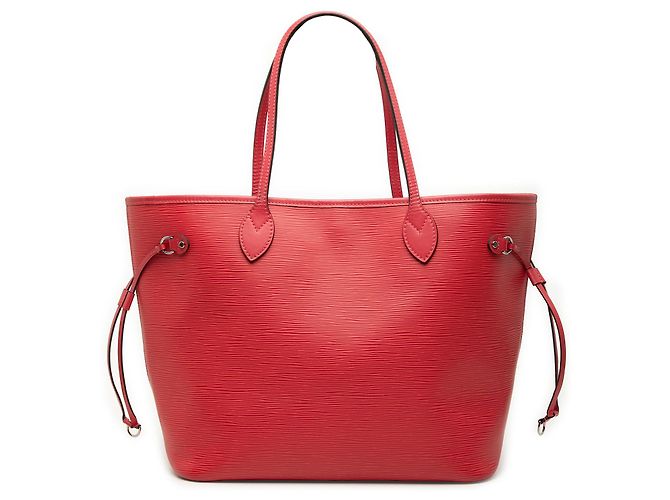 Louis Vuitton Red Epi Neverfull MM Rosso