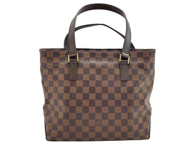 Borsa Cabas Piano Louis Vuitton Marrone