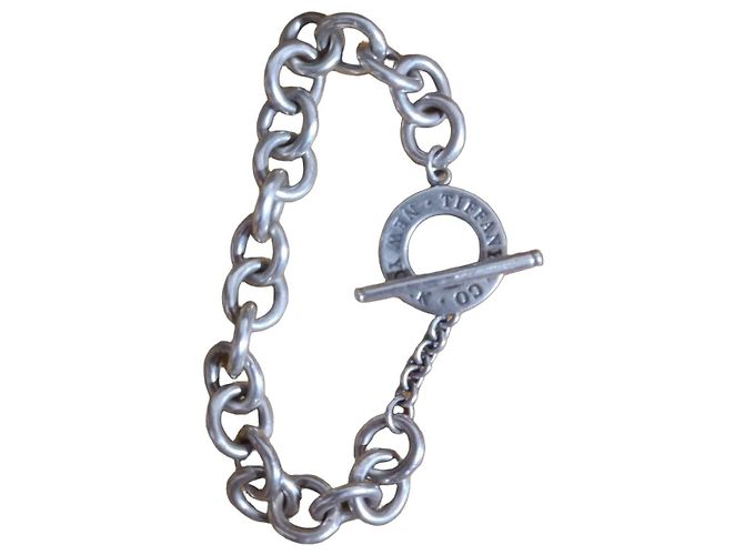 Tiffany & Co. Sterling Silver Link Bracelet Silvery